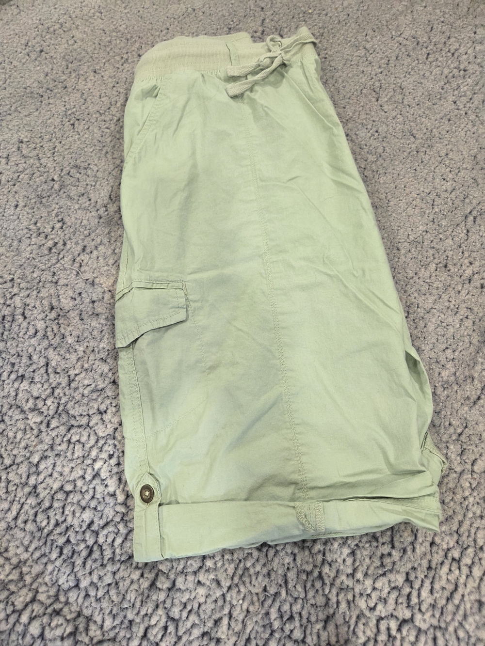 Sage Green Dash Bermuda Shorts